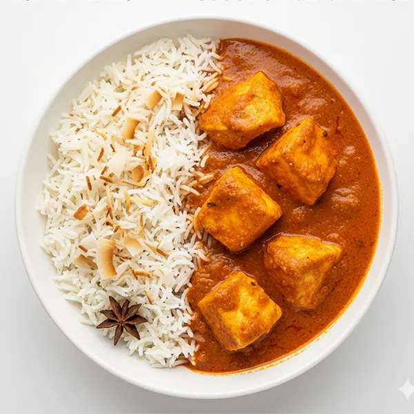 Fish Vindaloo With Coconut Ginger Rice